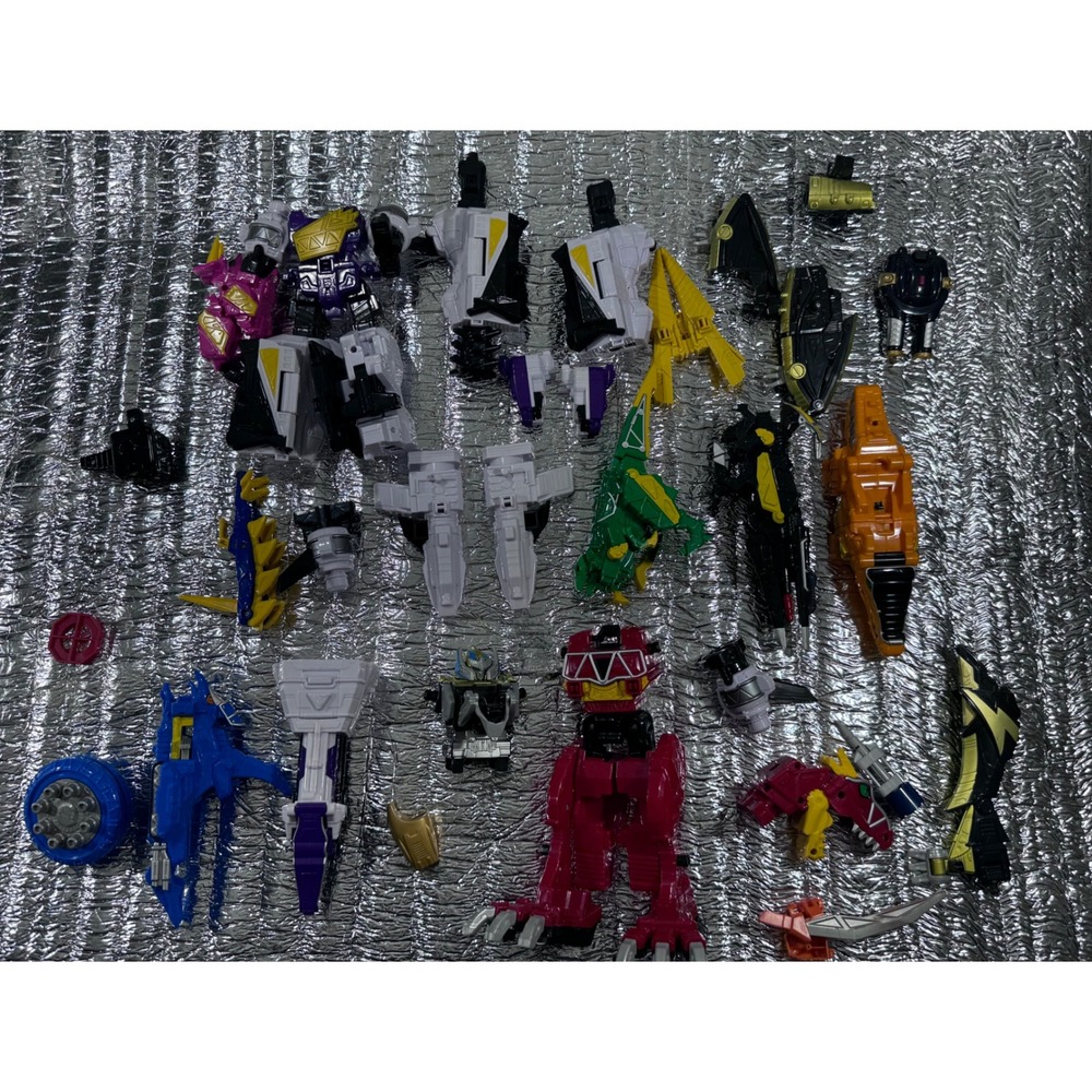 Power Rangers Dino Charge Zord Parts Lot T-Rex Pachy Parasaur Megazord Pieces